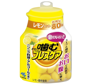 씹어먹는 브레스케어 레몬민트 80정