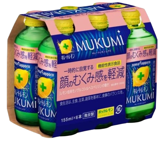 포카삿포로 무쿠미 레몬 155ml 6개 세트