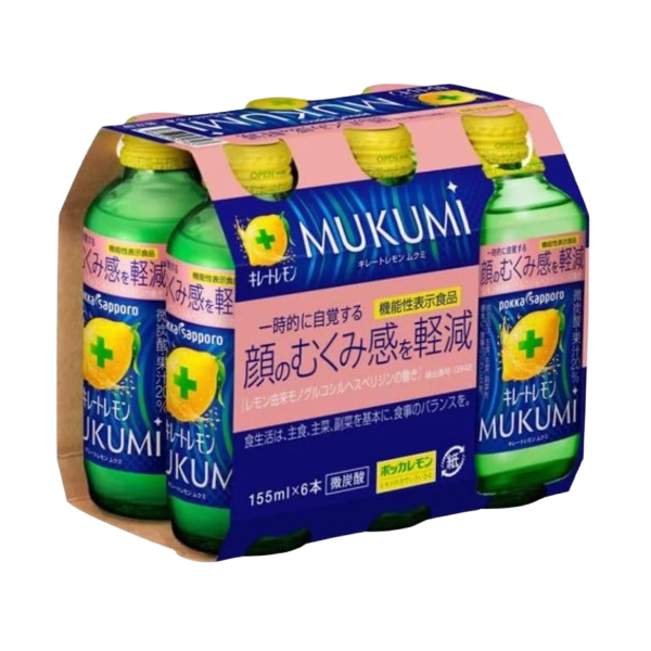 포카삿포로 무쿠미 레몬 155ml 6개 세트