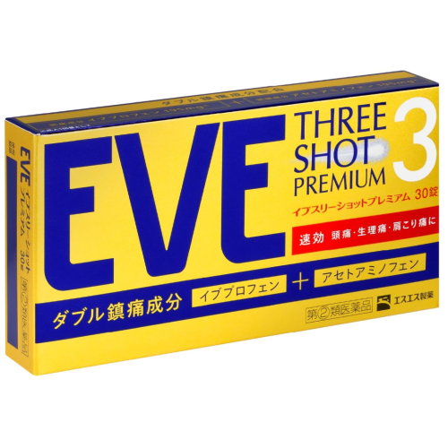 이브 진통제 쓰리샷 프리미엄 30정 3개 세트