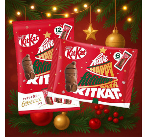 오사카맨 겨울한정 산타 킷캣세트