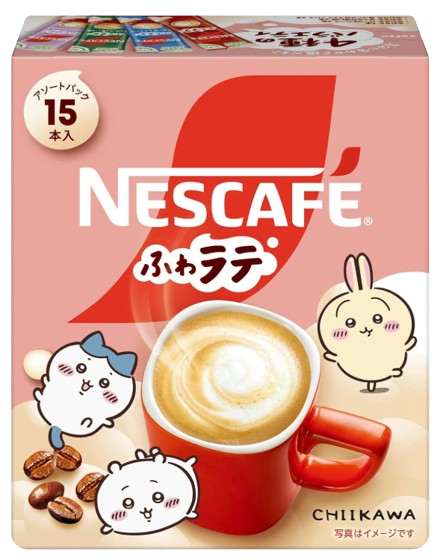 네스카페 후와라떼 치이카와 모둠팩 15p 2세트