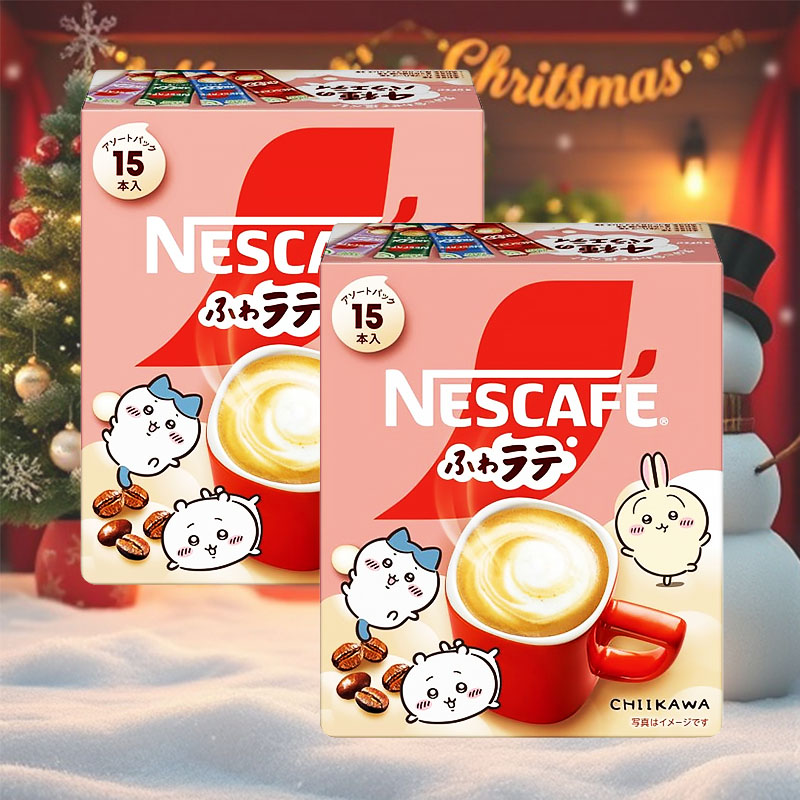 네스카페 후와라떼 치이카와 모둠팩 15p 2세트