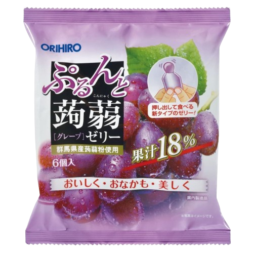 일본 오리히로 곤약젤리 포도 3개 세트