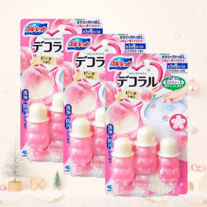 블루렛데코 변기용 방향제 복숭아향 3개 세트