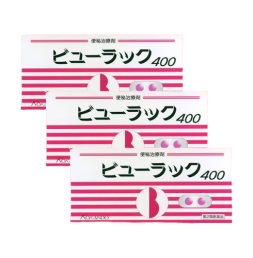 뷰락쿠 변비약 400정 3개 묶음세트