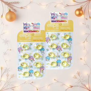 ellips 엘립스 헤어오일 산리오 옐로우 2개 세트