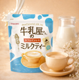 와코도 우유가게 카페인리스 밀크티 320g