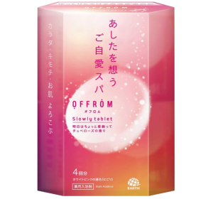 오프롬 고농도 중탄산 입욕제 로즈의향기 4정 1박스