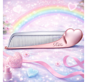 리파 하트콤 아이라 꼬리빗 로즈골드색