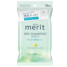 메리트 드라이 샴푸시트 화이트 그린 12장입