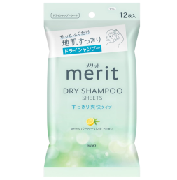 메리트 드라이 샴푸시트 화이트 그린 12장입