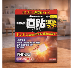 히사미츠제약 직접 붙이는 온열시트 플러스 S사이즈 6매