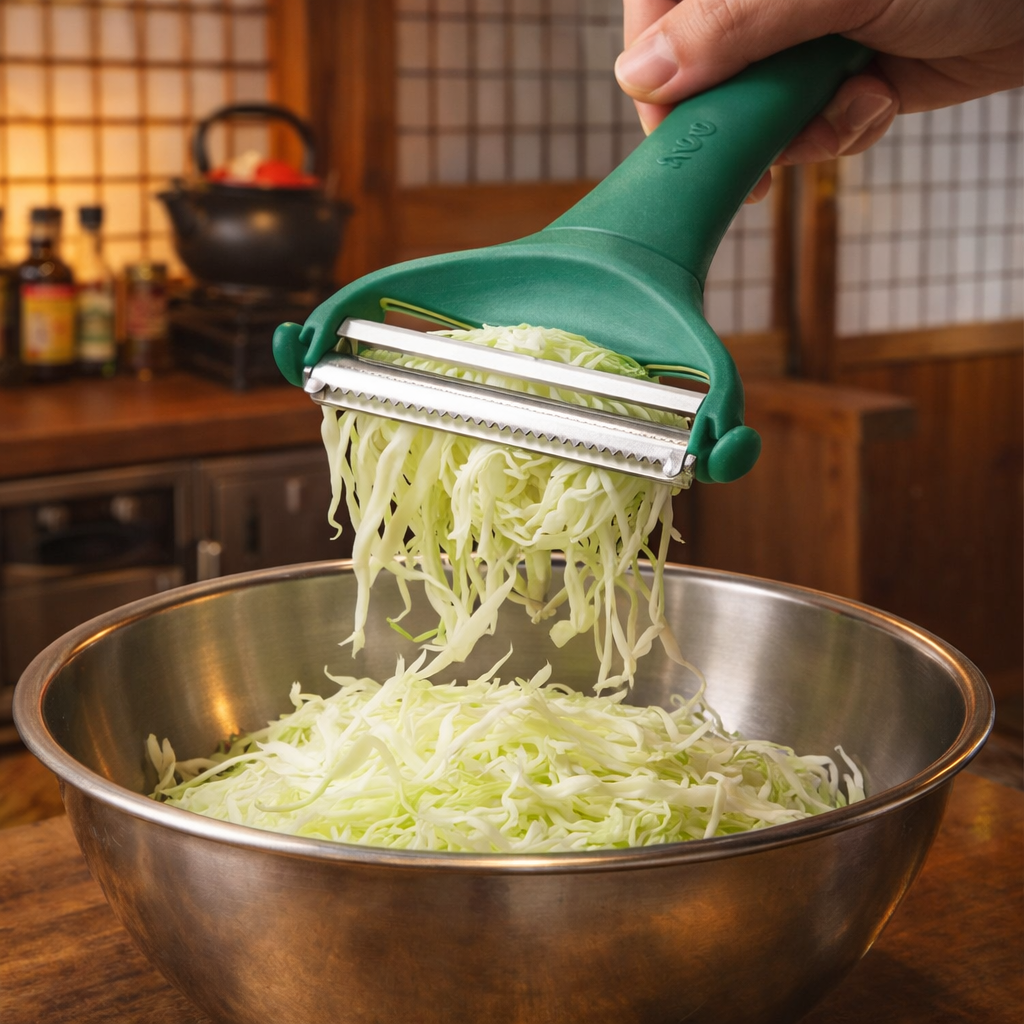 노노지 양배추 필러 채칼 다크그린 CBP-04G