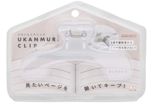 선스타 문구 우칸무리 북클립 북집게 클리어