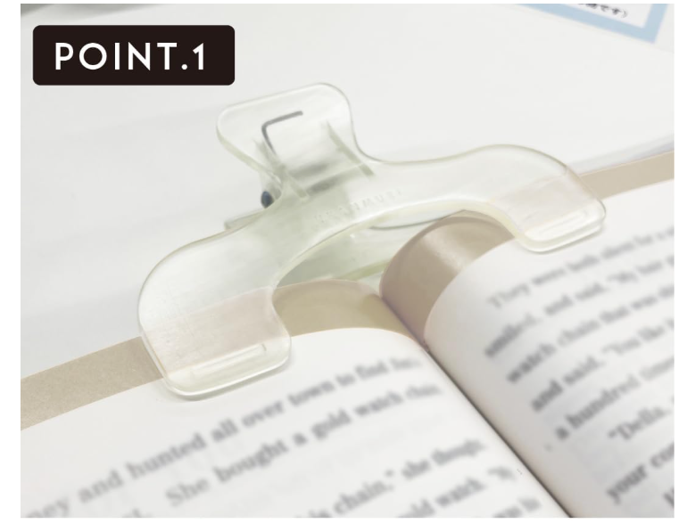 선스타 문구 우칸무리 북클립 북집게 클리어