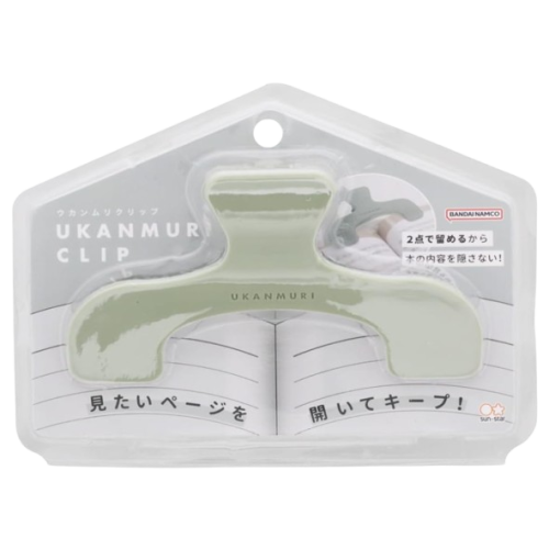 선스타 문구 우칸무리 북클립 북집게 클리어 포레스트