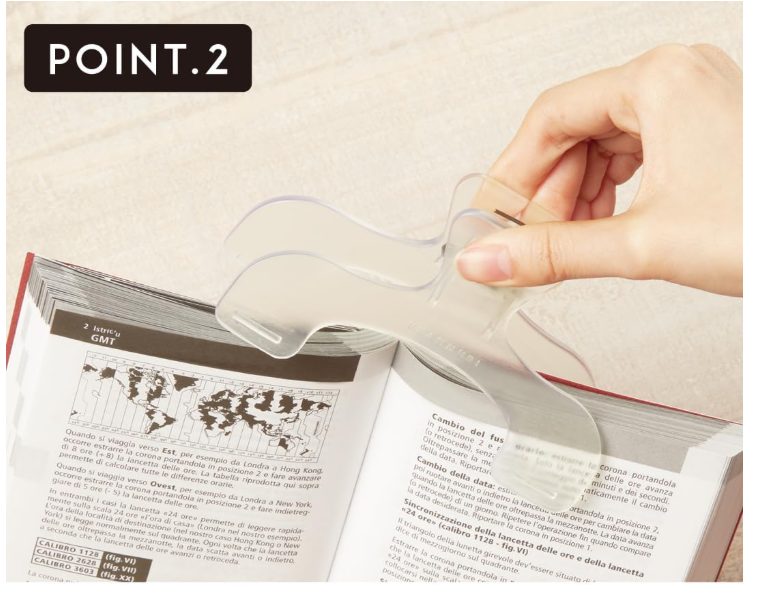 선스타 문구 우칸무리 북클립 북집게 클리어 피치베이지