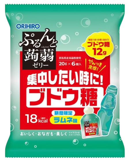 오리히로 곤약젤리 라무네맛 6개입