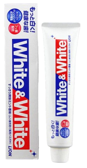 라이온 화이트앤화이트 치약 150g