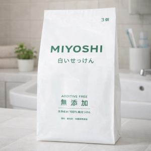 무첨가 화이트 비누 108g × 3개입