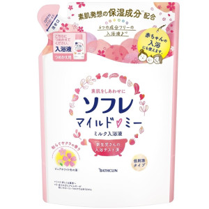 소프레 마일드 미 밀크 입욕제 (사쿠라향) 리필형 600mL