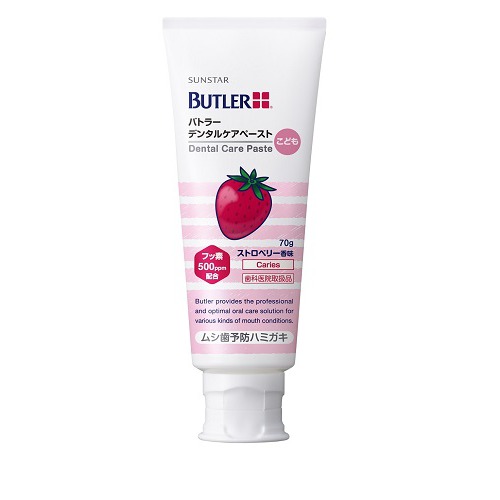 썬스타 버틀러 어린이 치약 딸기 70g