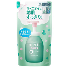 카오 메리트 키즈 거품 샴푸 리필 270ml