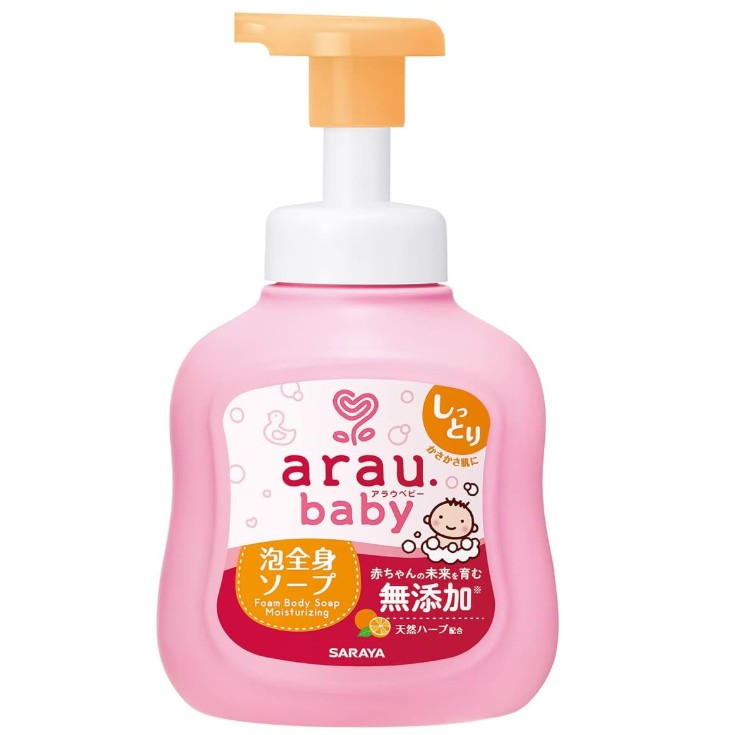 사라야 아라우 베이비 거품 전신 바디워시 모이스쳐 오렌지향 450ml