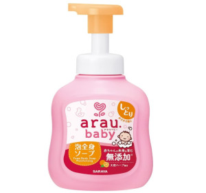 사라야 아라우 베이비 거품 전신 바디워시 모이스쳐 오렌지향 450ml