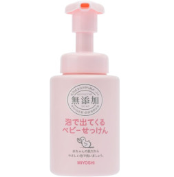 미요시 무첨가 거품으로 나오는 아기 비누 250ml