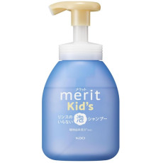 카오 메리트 키즈 린스가 필요 없는 거품 샴푸 330ml