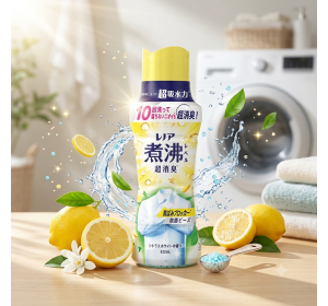 레노아 향균 비즈 섬유유연제 시트러스 화이트향 본체 420ml